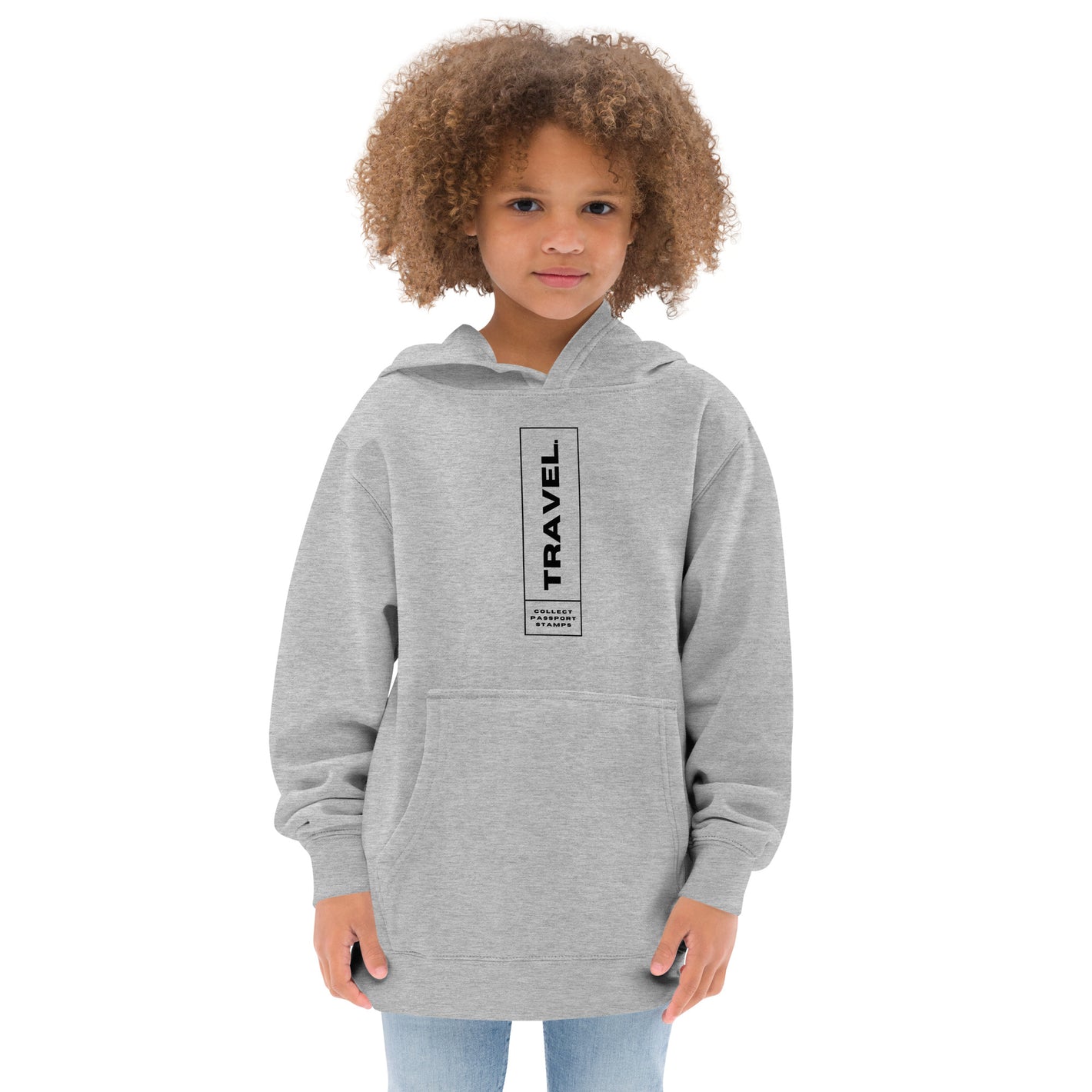 Kids Travel Collect Passport Stamps Hoodie